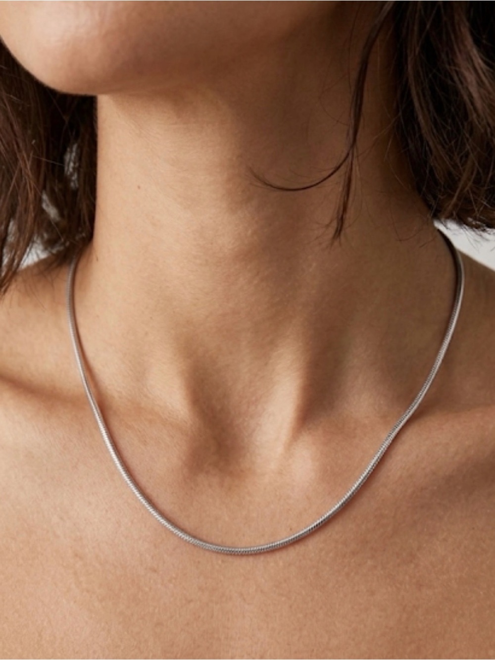 SNAKE Chain Dainty Gold Necklace Chain Layering Necklace